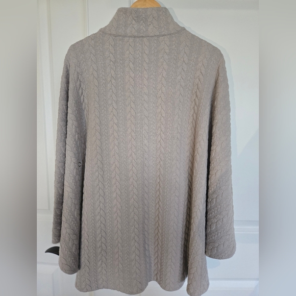 Peach shawl zipper jacket - Picture 4 of 4